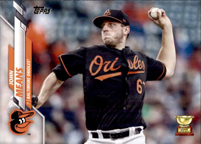 2020 Topps #550 John Means NM-MT Baltimore Orioles Baseball Card - Baseball Card Single