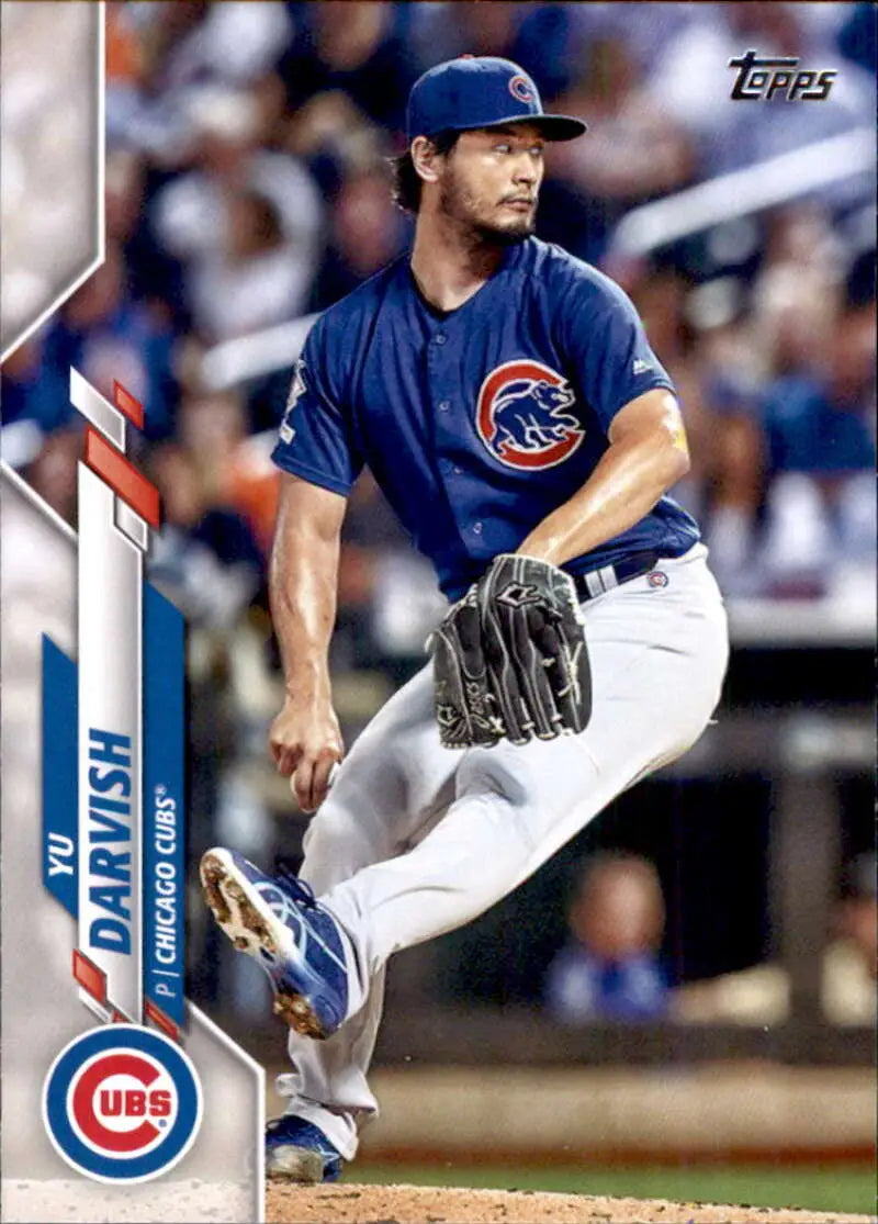 2020 Topps #552 Yu Darvish NM-MT Chicago Cubs Baseball Card - Baseball Card Single
