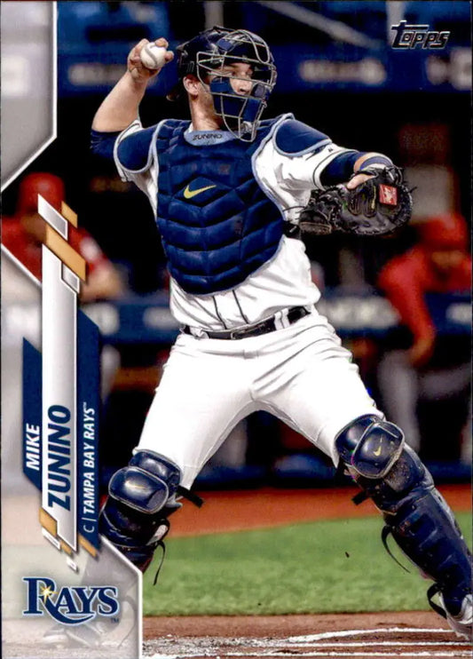 2020 Topps #554 Mike Zunino NM-MT Tampa Bay Rays Baseball Card - Baseball Card Single