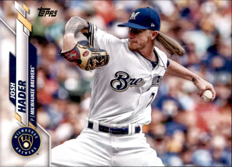 2020 Topps #559 Josh Hader NM-MT Milwaukee Brewers Baseball Card - Baseball Card Single
