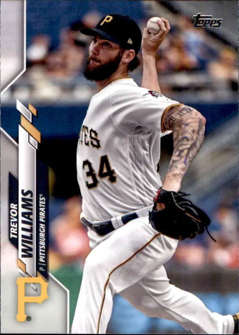 2020 Topps #561 Trevor Williams NM-MT Pittsburgh Pirates Baseball Card - Baseball Card Single