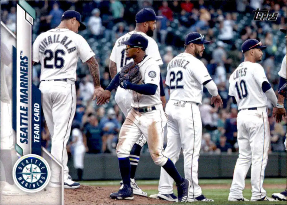 2020 Topps #566 Seattle Mariners NM-MT Seattle Mariners Baseball Card - Baseball Card Single