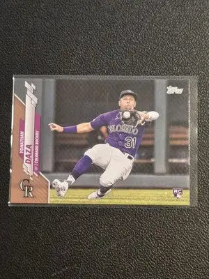 2020 Topps #567 Yonathan Daza Gold #/2020 - Baseball Card Single