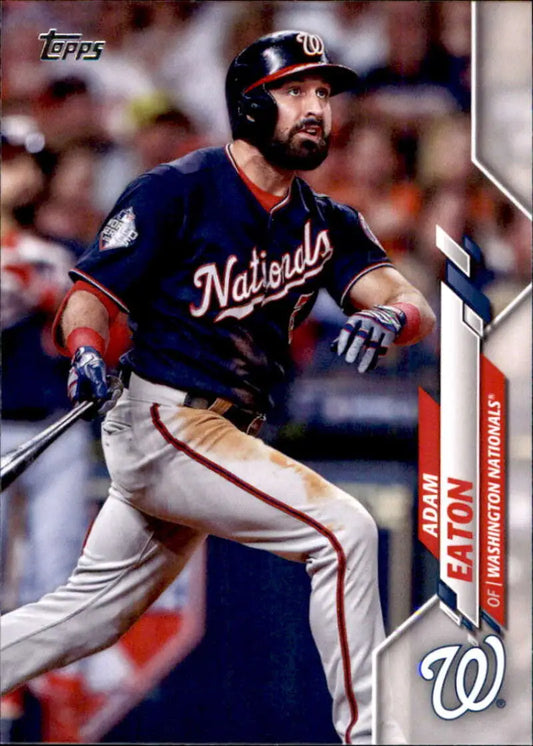 2020 Topps #568 Adam Eaton NM-MT Washington Nationals Baseball Card - Baseball Card Single