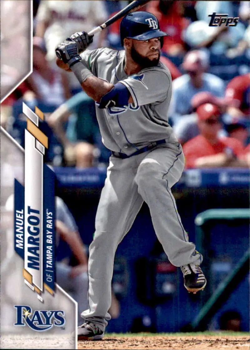 2020 Topps #572 Manuel Margot NM-MT Tampa Bay Rays Baseball Card - Baseball Card Single