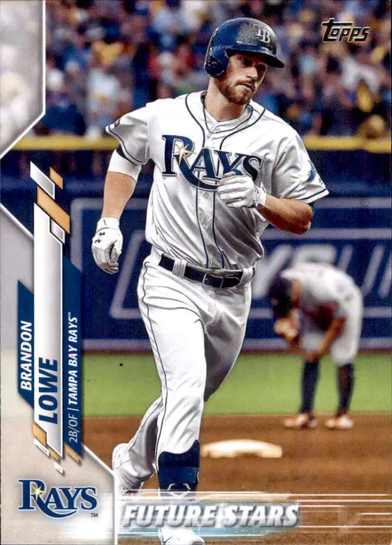 2020 Topps #574 Brandon Lowe NM-MT Tampa Bay Rays Baseball Card - Baseball Card Single
