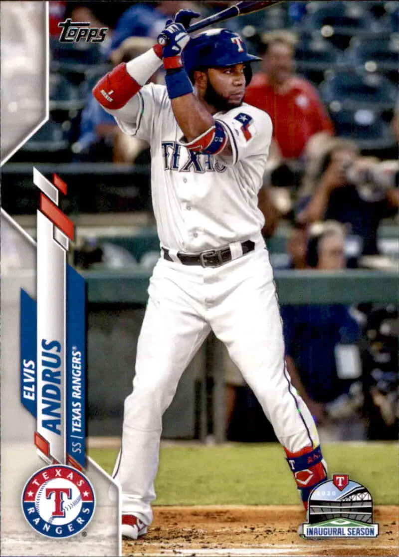 2020 Topps #577 Elvis Andrus NM-MT Texas Rangers Baseball Card - Baseball Card Single