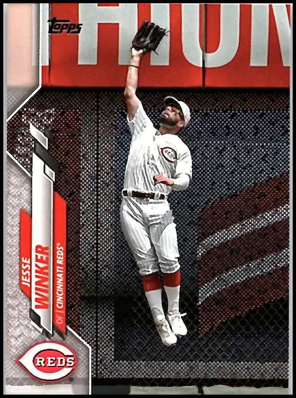 2020 Topps #58 Jesse Winker NM-MT Cincinnati Reds Baseball Card - Baseball Card Single