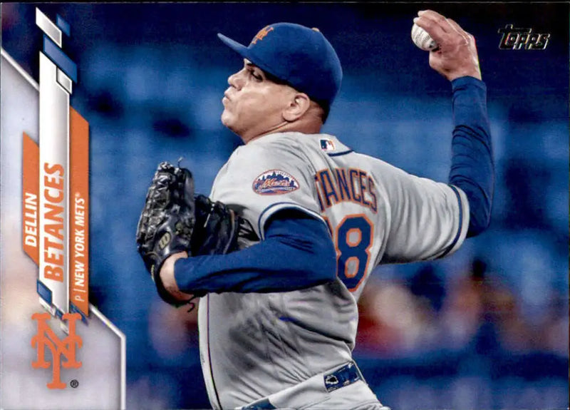 2020 Topps #580 Dellin Betances NM-MT New York Mets Baseball Card - Baseball Card Single