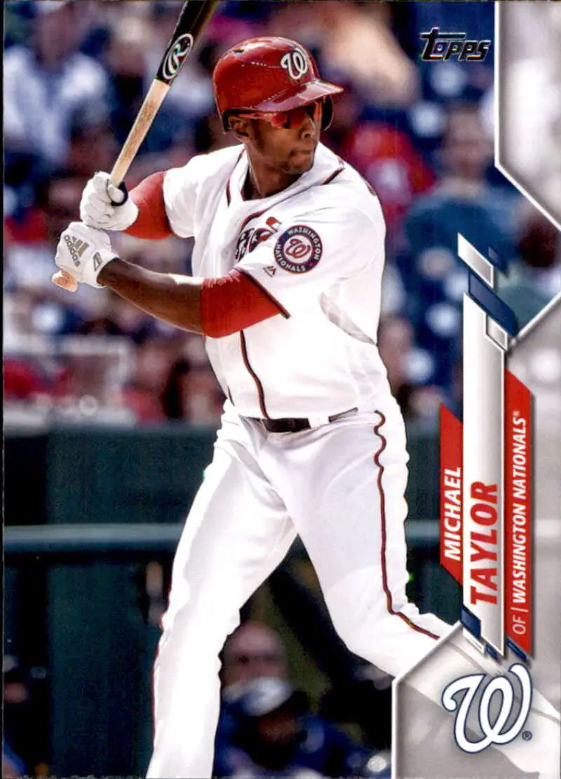 2020 Topps #581 Michael Taylor NM-MT Washington Nationals Baseball Card - Baseball Card Single