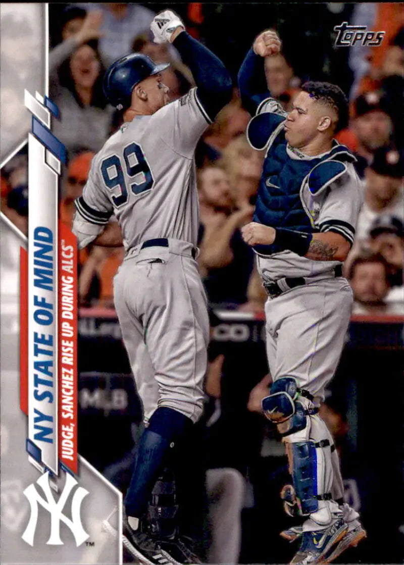 2020 Topps #591 NY State of Mind NM-MT New York Yankees Baseball Card - Baseball Card Single