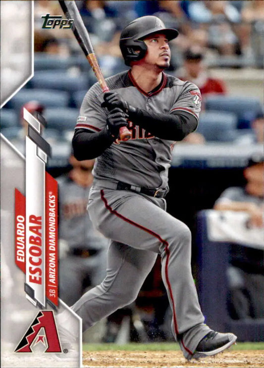 2020 Topps #595 Eduardo Escobar NM-MT Arizona Diamondbacks Baseball Card - Baseball Card Single