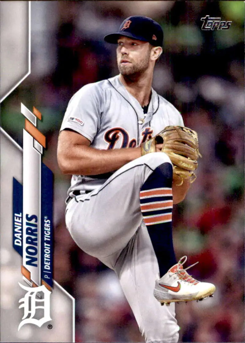 2020 Topps #596 Daniel Norris NM-MT Detroit Tigers Baseball Card - Baseball Card Single