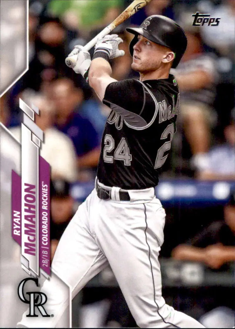 2020 Topps #599 Ryan McMahon NM-MT Colorado Rockies Baseball Card - Baseball Card Single