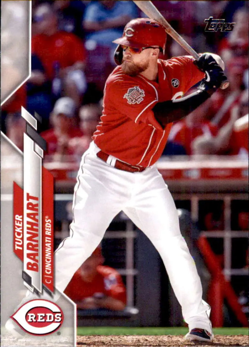 2020 Topps #601 Tucker Barnhart NM-MT Cincinnati Reds Baseball Card - Baseball Card Single