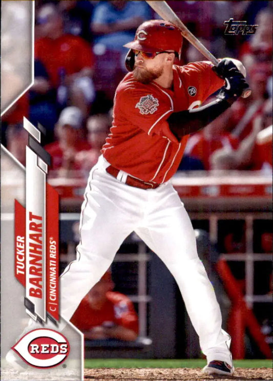 2020 Topps #601 Tucker Barnhart NM-MT Cincinnati Reds Baseball Card - Baseball Card Single
