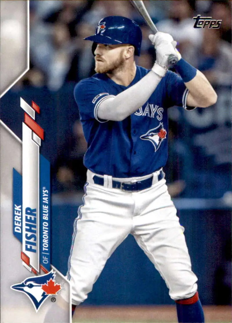 2020 Topps #604 Derek Fisher NM-MT Toronto Blue Jays Baseball Card - Baseball Card Single