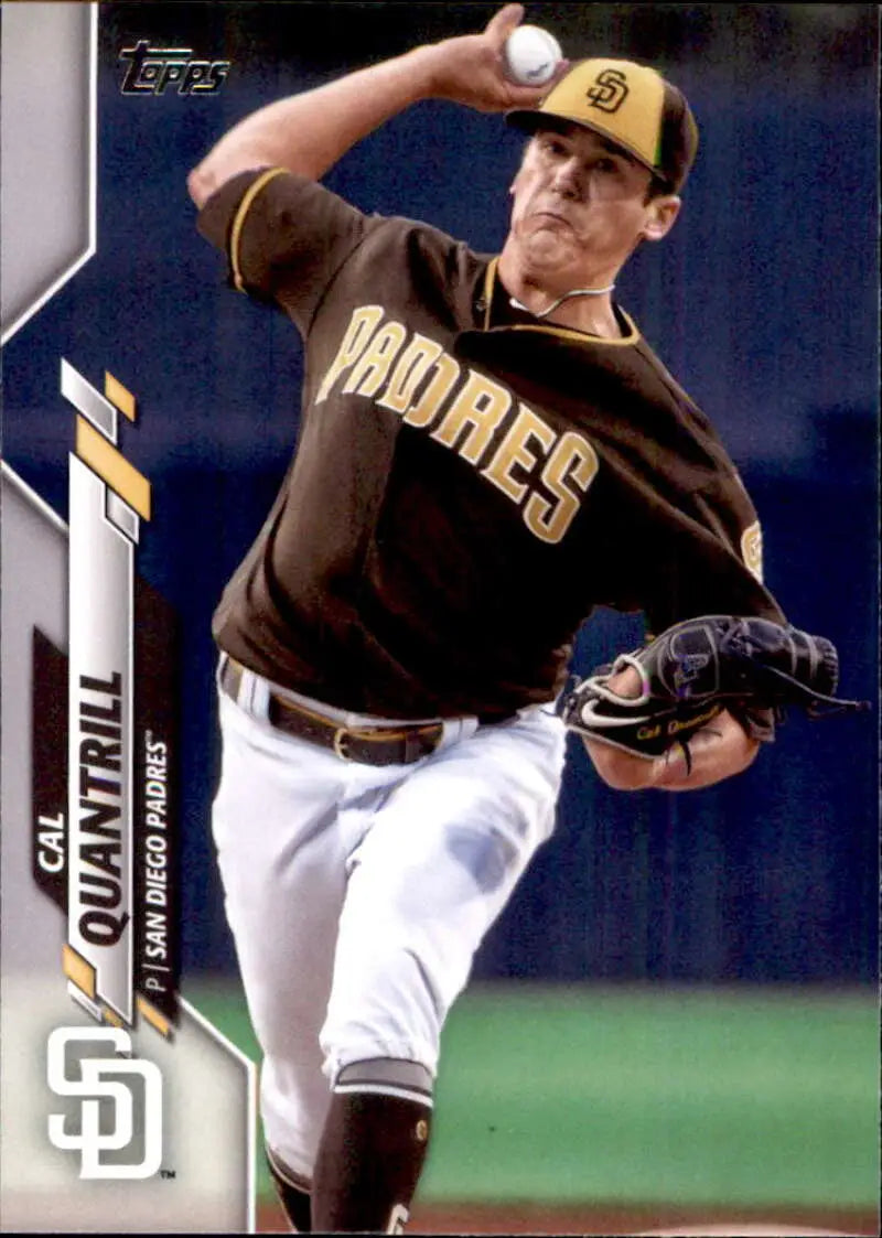 2020 Topps #607 Cal Quantrill NM-MT San Diego Padres Baseball Card - Baseball Card Single