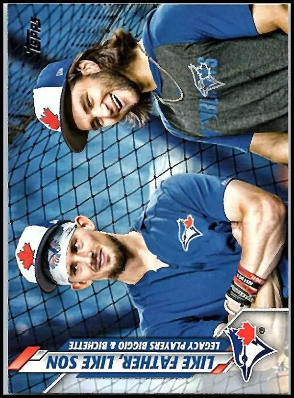 2020 Topps #61 Like Father Like Son NM-MT Toronto Blue Jays Baseball Card - Baseball Card Single