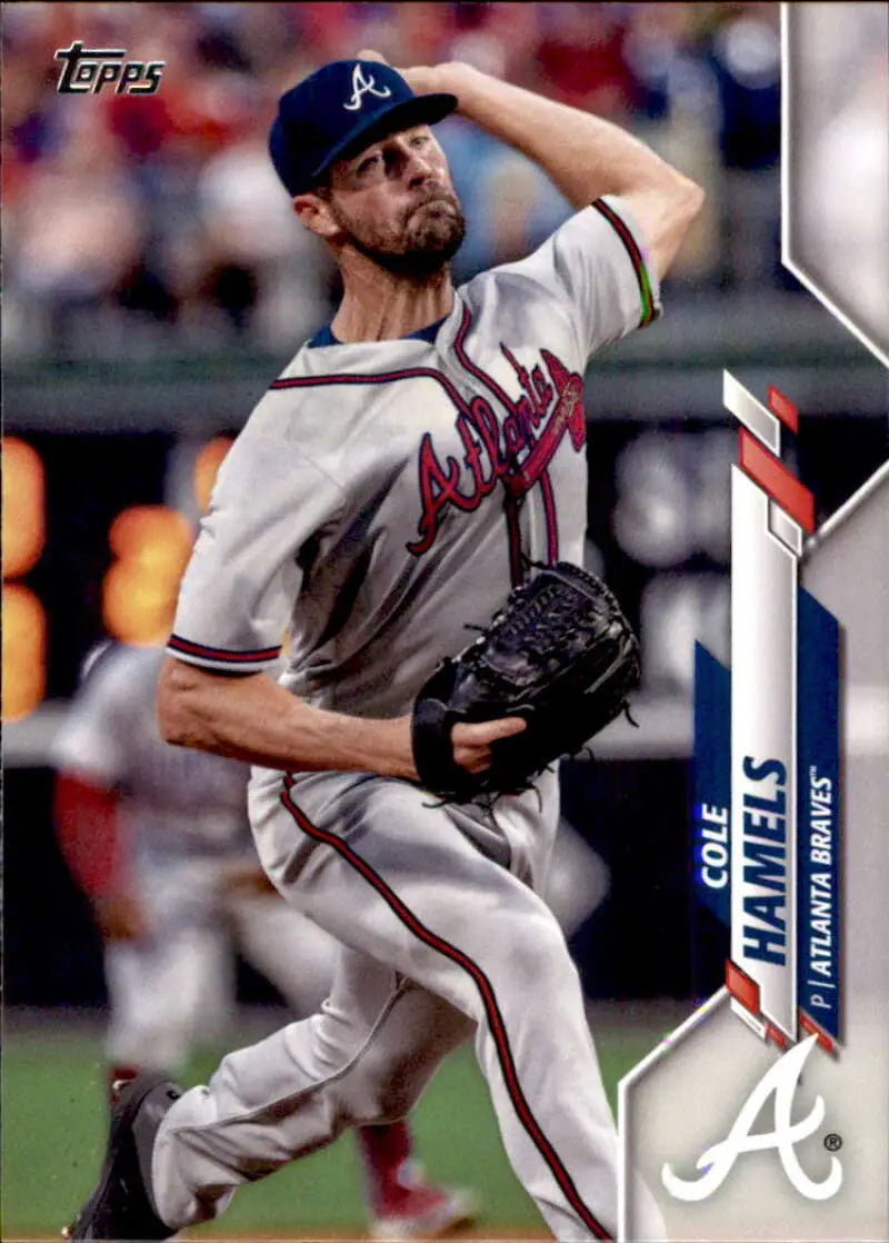 2020 Topps #610 Cole Hamels NM-MT Atlanta Braves Baseball Card - Baseball Card Single