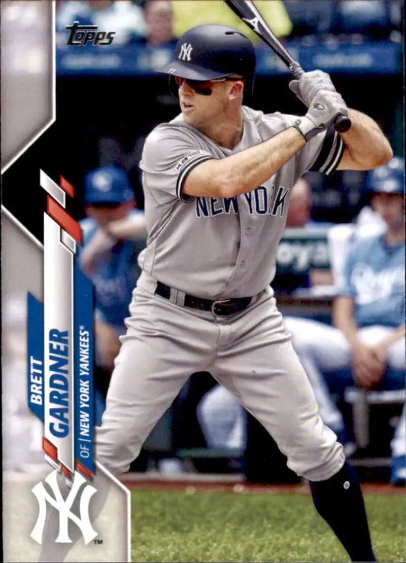 2020 Topps #614 Brett Gardner NM-MT New York Yankees Baseball Card - Baseball Card Single