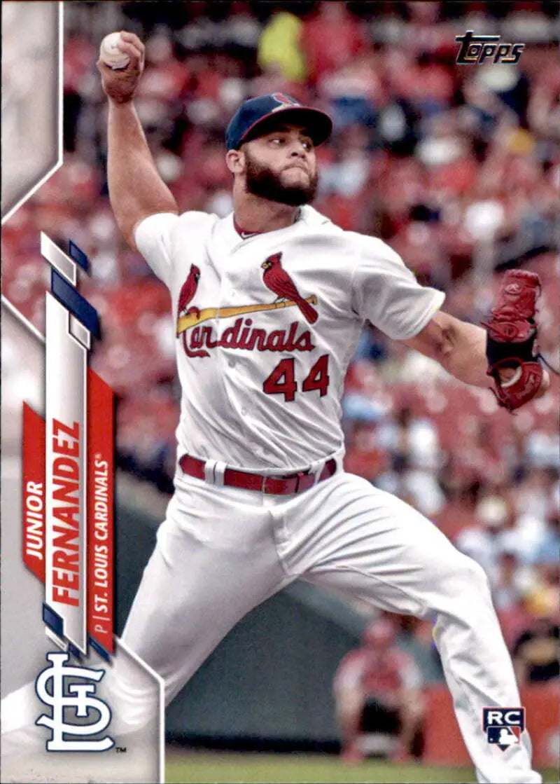 2020 Topps #615 Junior Fernandez NM-MT RC Rookie St. Louis Cardinals Baseball Card - Baseball Card Single