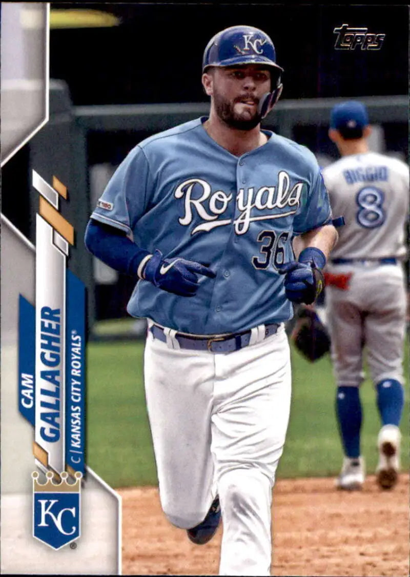 2020 Topps #616 Cam Gallagher NM-MT Kansas City Royals Baseball Card - Baseball Card Single