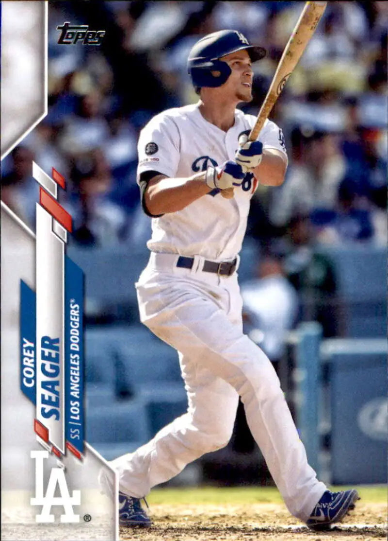 2020 Topps #620 Corey Seager NM-MT Los Angeles Dodgers Baseball Card - Baseball Card Single
