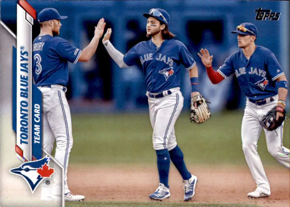 2020 Topps #629 Toronto Blue Jays NM-MT Toronto Blue Jays Baseball Card - Baseball Card Single