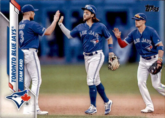 2020 Topps #629 Toronto Blue Jays NM-MT Toronto Blue Jays Baseball Card - Baseball Card Single