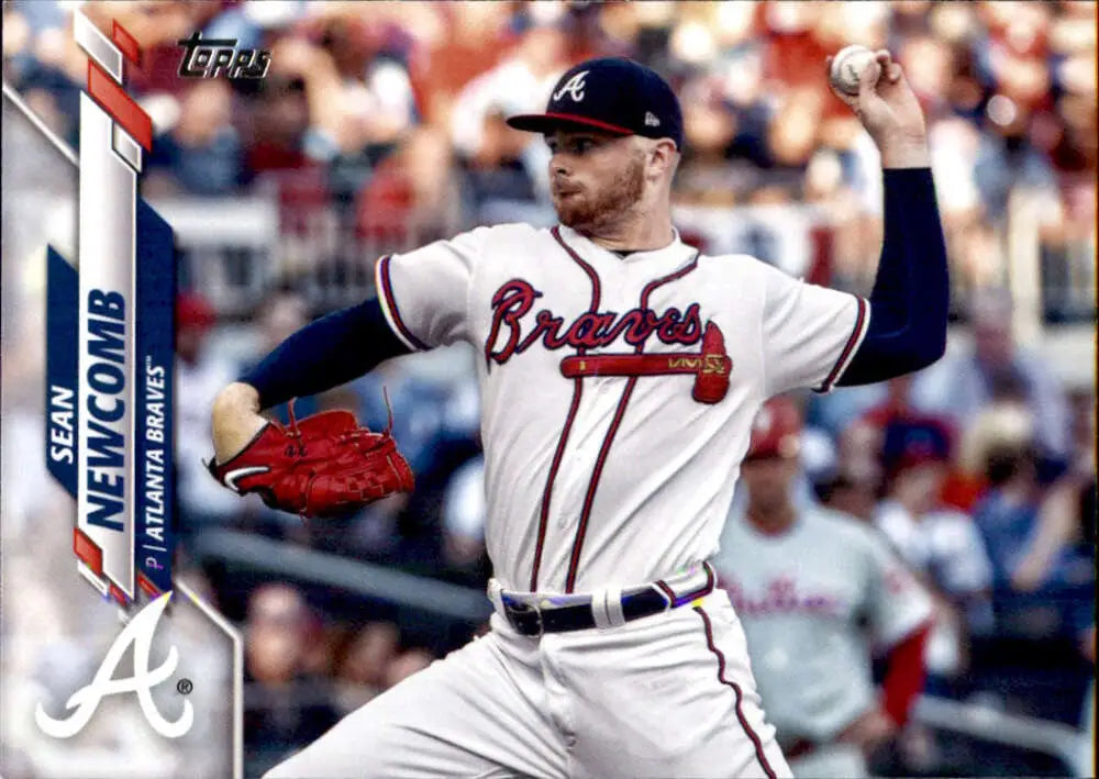 2020 Topps #635 Sean Newcomb NM-MT Atlanta Braves Baseball Card - Baseball Card Single