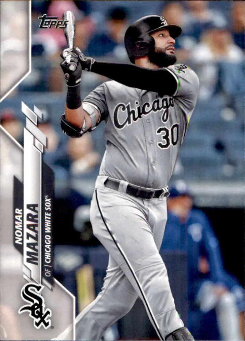 2020 Topps #638 Nomar Mazara NM-MT Chicago White Sox Baseball Card - Baseball Card Single
