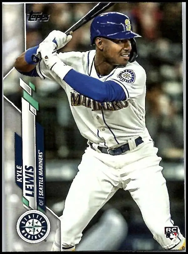 2020 Topps #64 Kyle Lewis NM-MT RC Rookie Seattle Mariners Baseball Card - Baseball Card Single