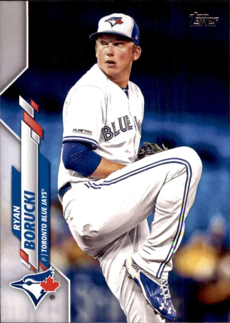 2020 Topps #642 Ryan Borucki NM-MT Toronto Blue Jays Baseball Card - Baseball Card Single