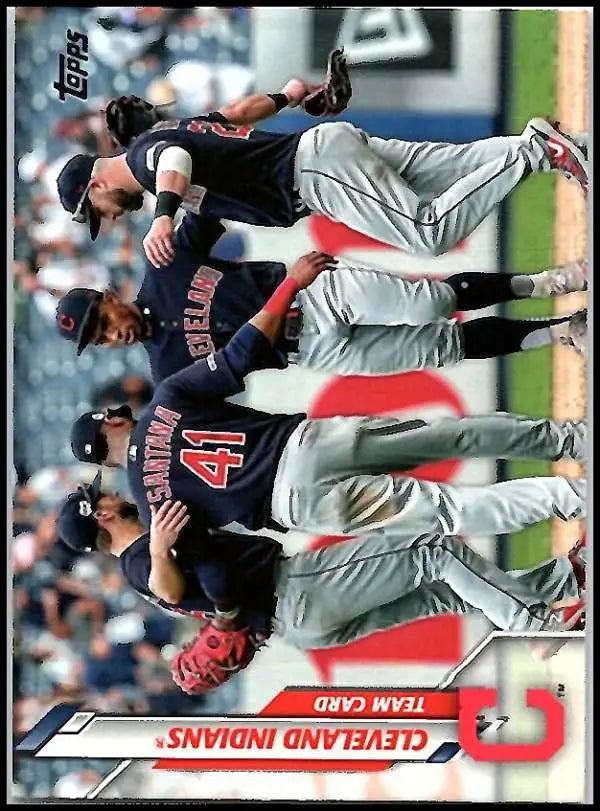 2020 Topps #65 Cleveland Indians NM-MT Baseball Card - Baseball Card Single