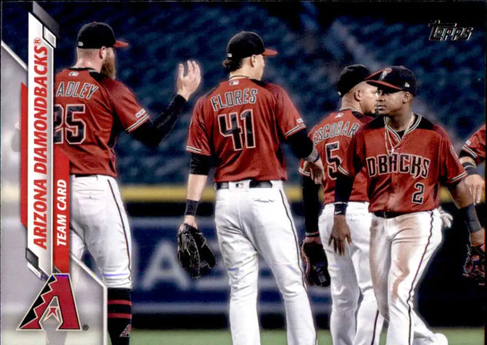 2020 Topps #651 Arizona Diamondbacks NM-MT Arizona Diamondbacks Baseball Card - Baseball Card Single