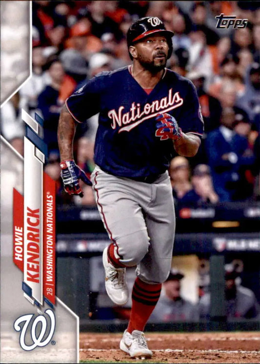 2020 Topps #655 Howie Kendrick NM-MT Washington Nationals Baseball Card - Baseball Card Single