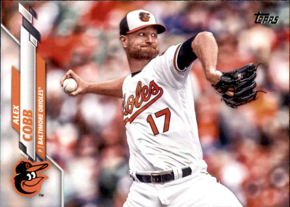 2020 Topps #656 Alex Cobb NM-MT Baltimore Orioles Baseball Card - Baseball Card Single