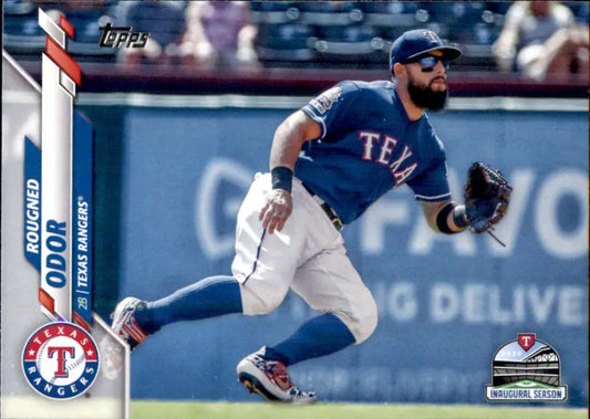 2020 Topps #657 Rougned Odor NM-MT Texas Rangers Baseball Card - Baseball Card Single