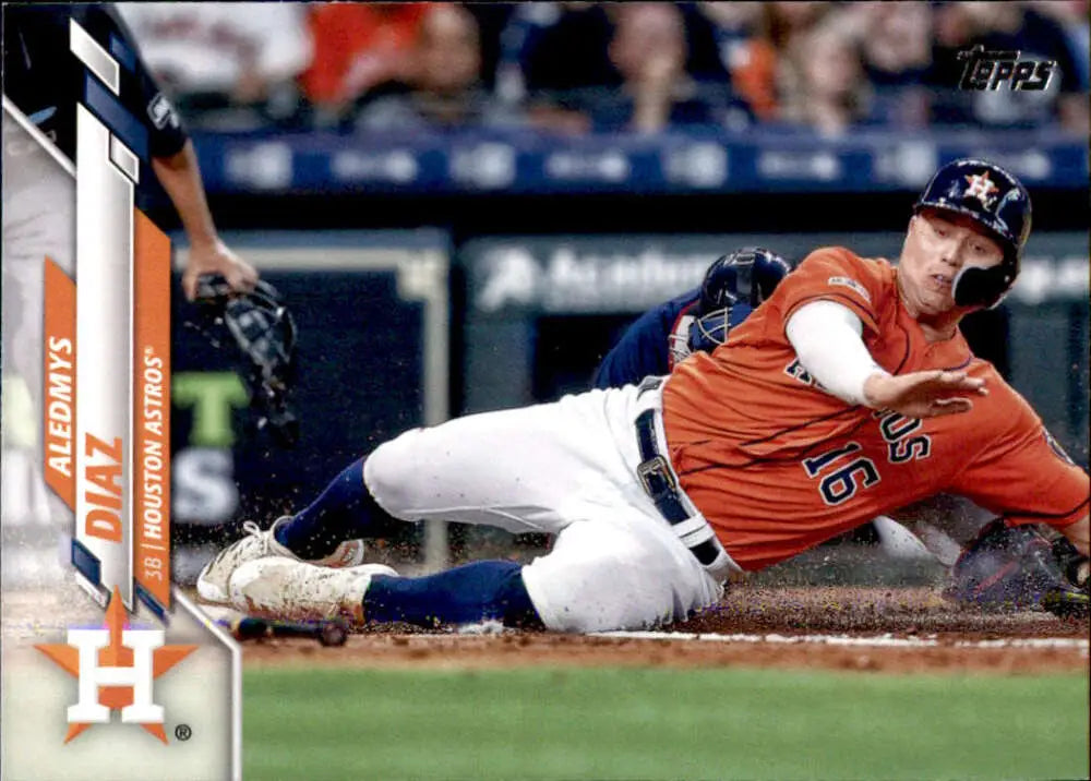 2020 Topps #659 Aledmys Diaz NM-MT Houston Astros Baseball Card - Baseball Card Single