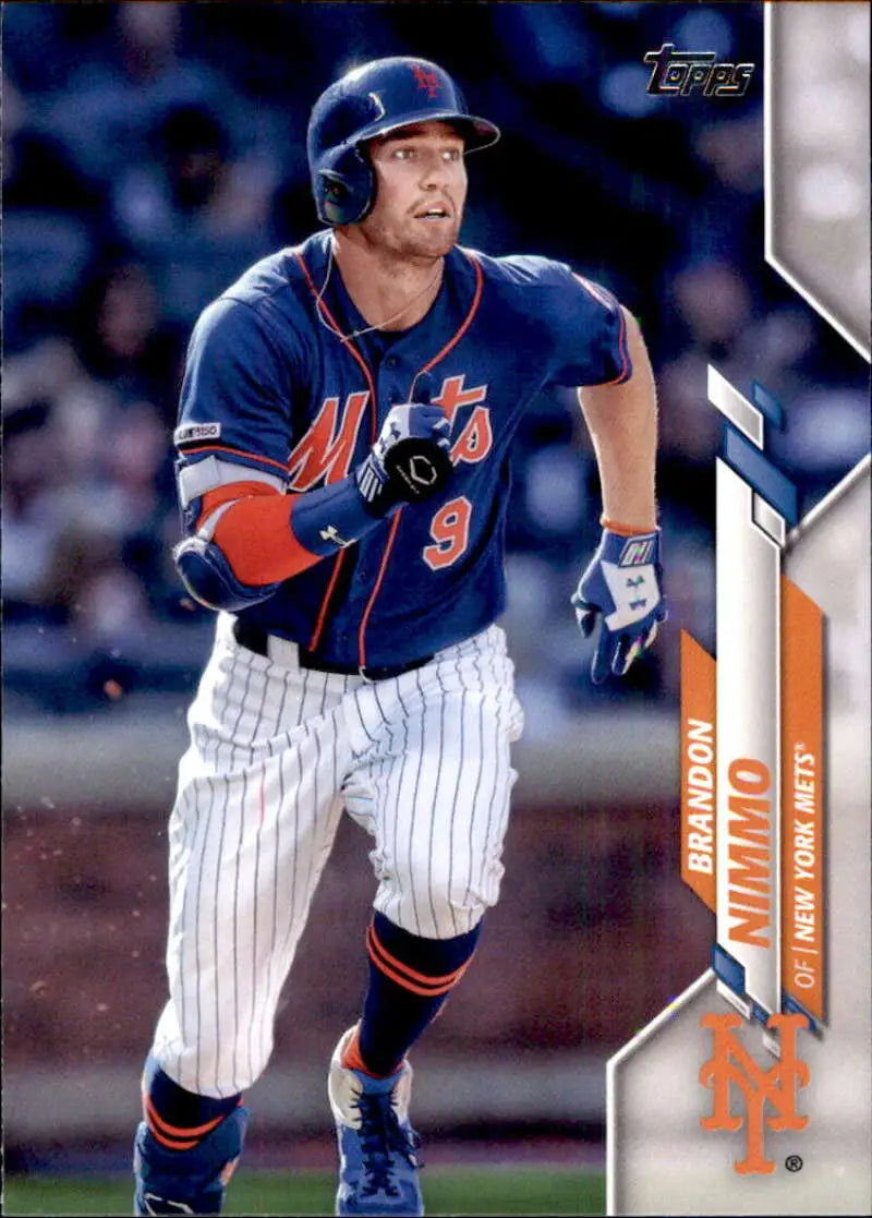 2020 Topps #660 Brandon Nimmo NM-MT New York Mets Baseball Card - Baseball Card Single