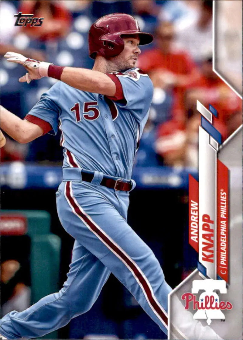 2020 Topps #662 Andrew Knapp NM-MT Philadelphia Phillies Baseball Card - Baseball Card Single