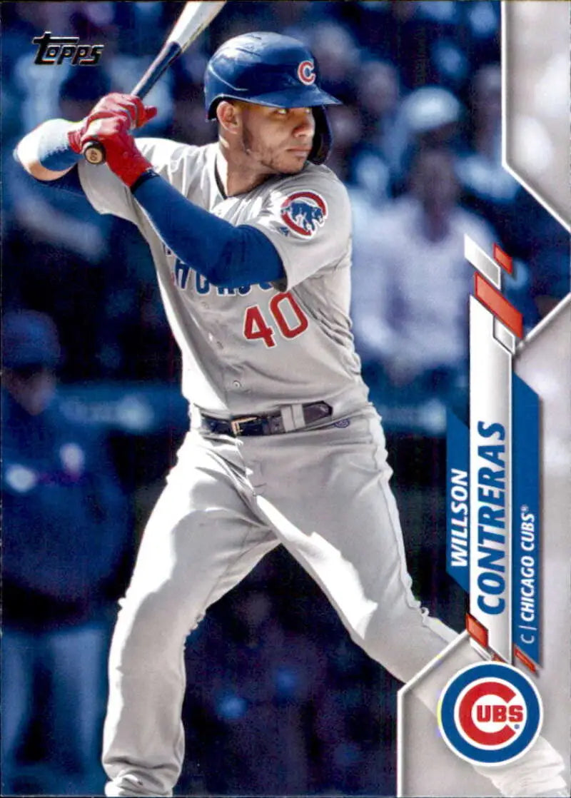 2020 Topps #665 Willson Contreras NM-MT Chicago Cubs Baseball Card - Baseball Card Single