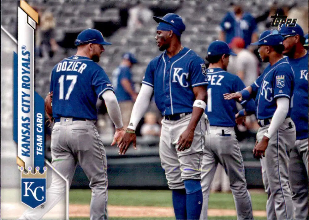 2020 Topps #668 Kansas City Royals NM-MT Kansas City Royals Baseball Card - Baseball Card Single