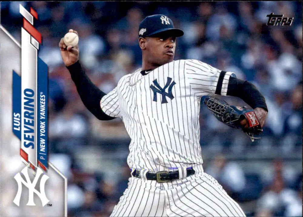 2020 Topps #669 Luis Severino NM-MT New York Yankees Baseball Card - Baseball Card Single