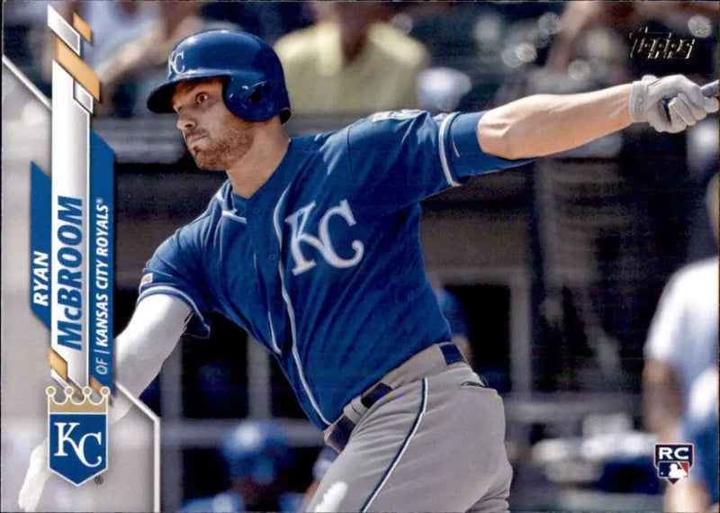 2020 Topps #671 Ryan McBroom NM-MT RC Rookie Kansas City Royals Baseball Card - Baseball Card Single