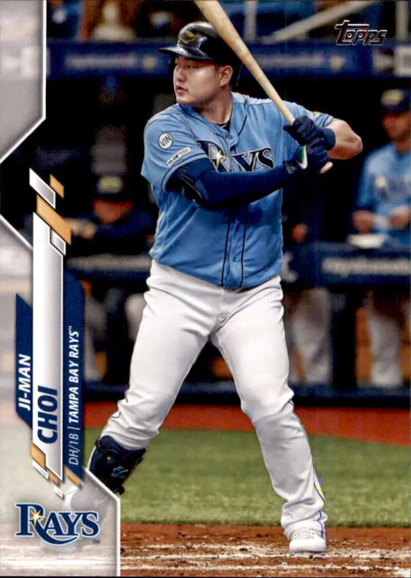 2020 Topps #677 Ji-Man Choi NM-MT Tampa Bay Rays Baseball Card - Baseball Card Single