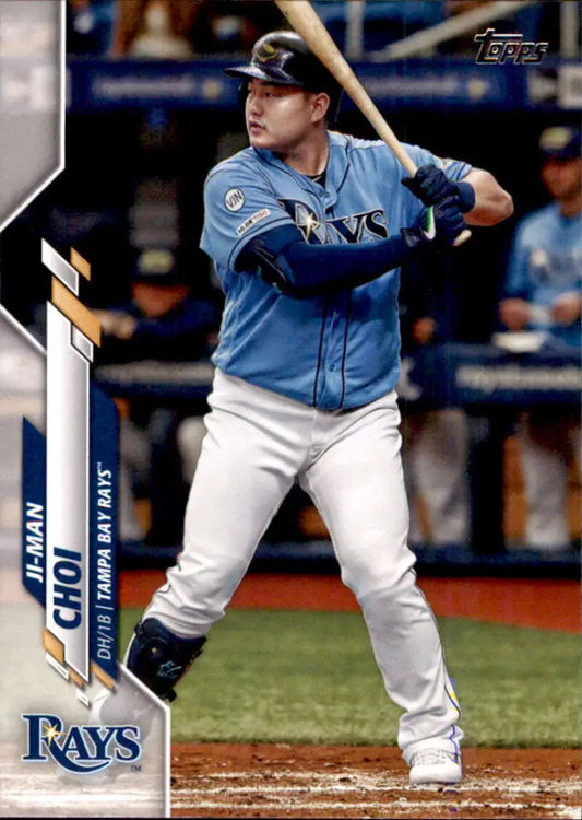 2020 Topps #677 Ji-Man Choi NM-MT Tampa Bay Rays Baseball Card - Baseball Card Single