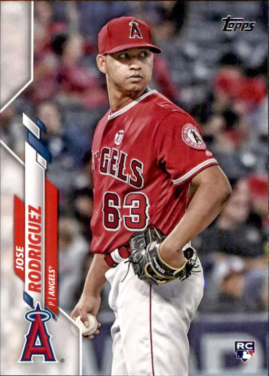 2020 Topps #678 Jose Rodriguez NM-MT RC Rookie Los Angeles Angels Baseball Card - Baseball Card Single