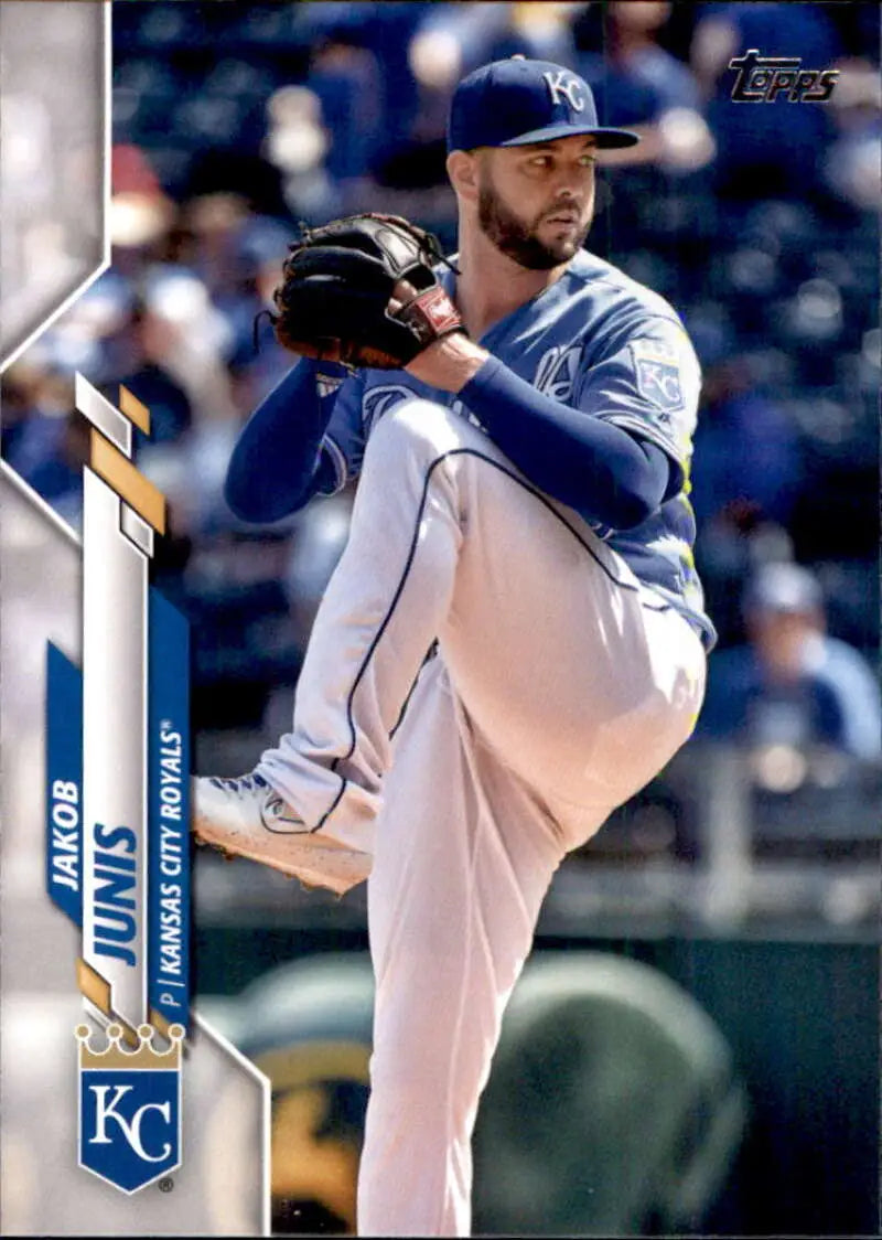 2020 Topps #683 Jakob Junis NM-MT Kansas City Royals Baseball Card - Baseball Card Single